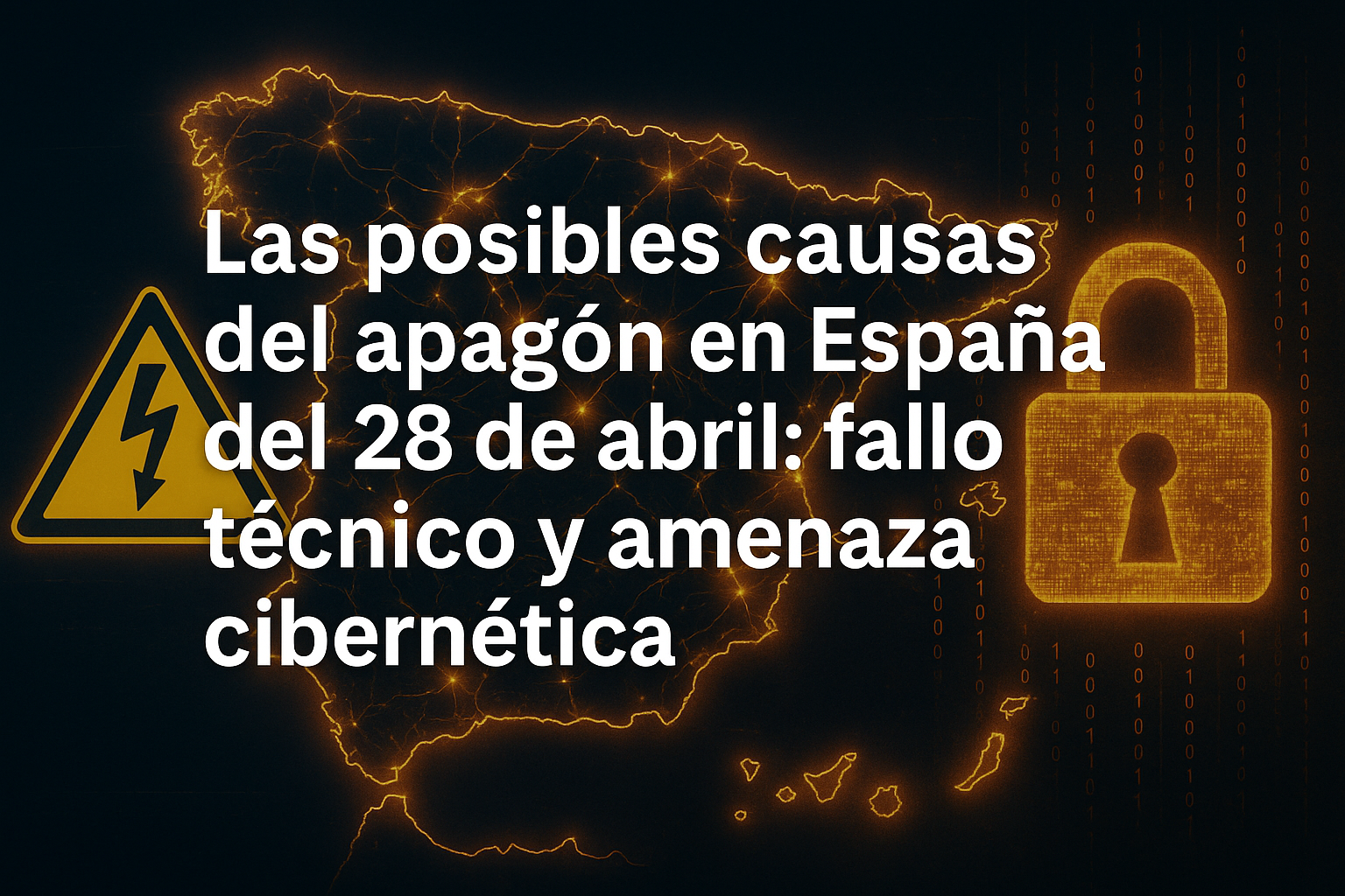 Las posibles causas del apagón en España del 28 de abril: ¿fallo técnico o amenaza cibernética?