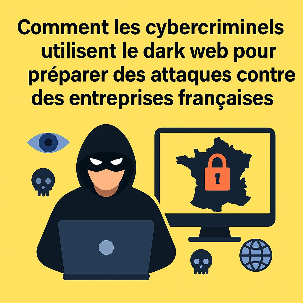 Cybercriminels : les 5 stratégies clés pour cibler les entreprises françaises via le dark web