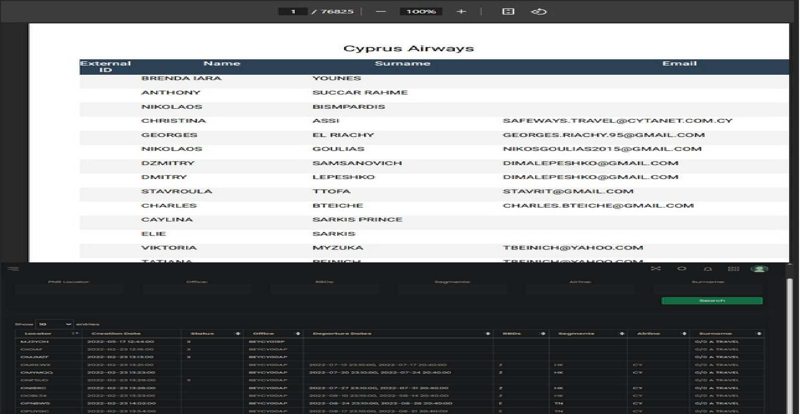 Cyprus Airways Data Breach 2