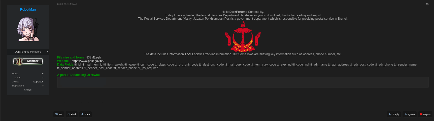 Brunei Postal Services