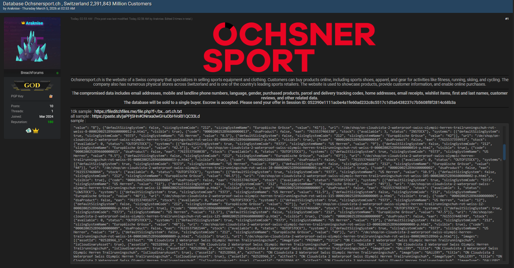 Ochsnersport